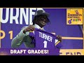 Grading the jj mccarthy and dallas turner tradeups  minnesota vikings draft  mn football party