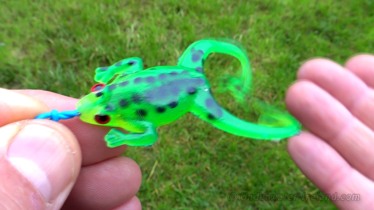 Cool! Crazy trout attack spinner, Powertail, fly, soft frog