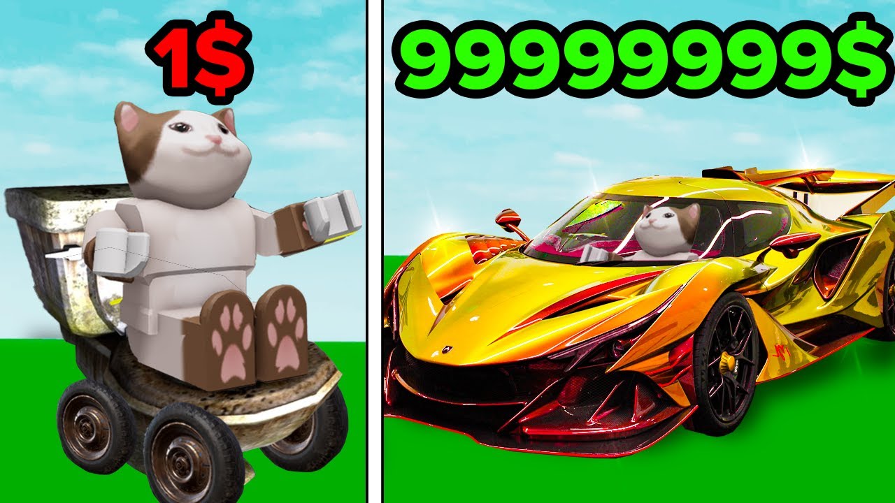 From 5$ car to GOD CAR IN ROBLOX! 