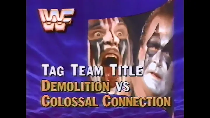Tag Titles   Demolition vs Andre the Giant & Haku   SuperStars Dec 30th, 1989