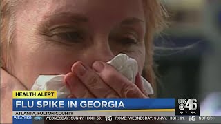 Flu cases continue to spread across Georgia