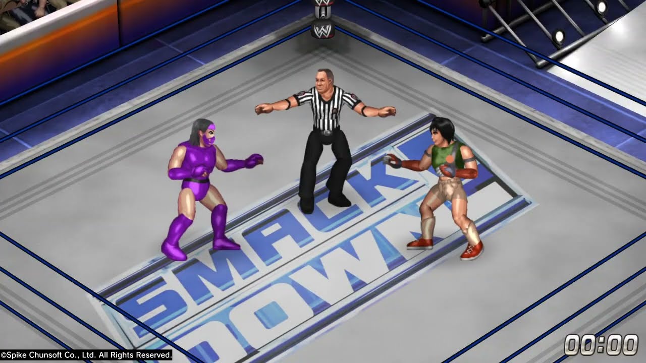 FIRE PRO WRESTLING WORLD: Mileena vs. Yuffie