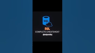 The Ultimate SQL Cheatsheet Every Programmer Needs (2024) #feedshorts #sql #cheatsheets #coding #ai