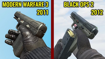 COD MW3 vs Black Ops 2 - Weapons Comparison