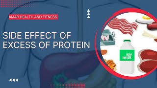 Side effect due to excess of protein@