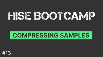 Compress Samples to Monoliths | How to Make a Sample Library | HISE Bootcamp Full Course