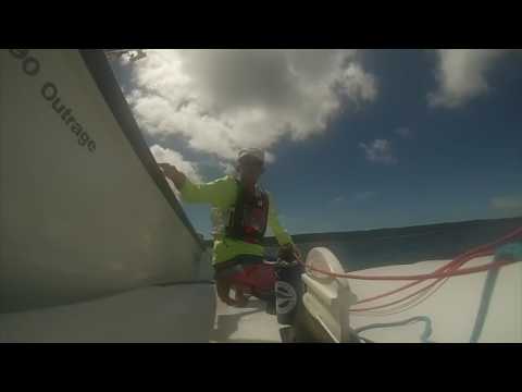 Smallest sailboat crossing of the Molokai channel