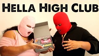 TRYING THE DOPEST APRIL HELLA HIGH CLUB BOX #thedopest #hhc