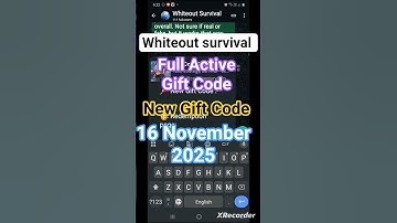 Whiteout Survival Gift Codes | November 2025 | Whiteout Survival new gift code | Whiteout Survival