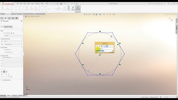 Solidworks Sketch polygon tool