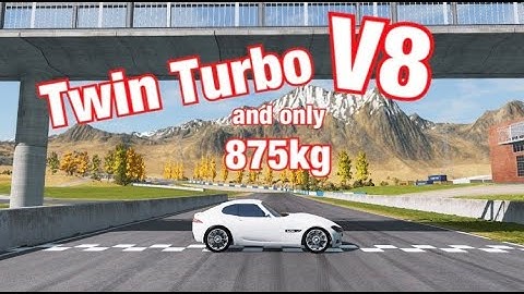 Twin Turbo V8 and only 875kg! | Automation & BeamNG.drive