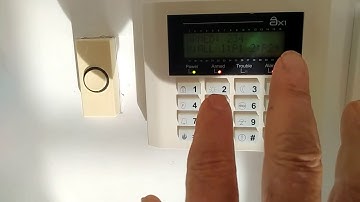 Alarm system AX1 - disarm alarm and clear alarm