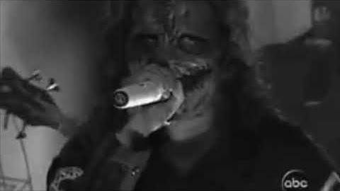 Slipknot - The Blister Exists (COREY TAYLOR VOCALS ONLY) - LIVE kimmel 07 - 30 - 2004