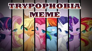 [MLP meme] Trypophobia || evil Mane 6   Starlight & Sunset [by 是遐音不是暇音]