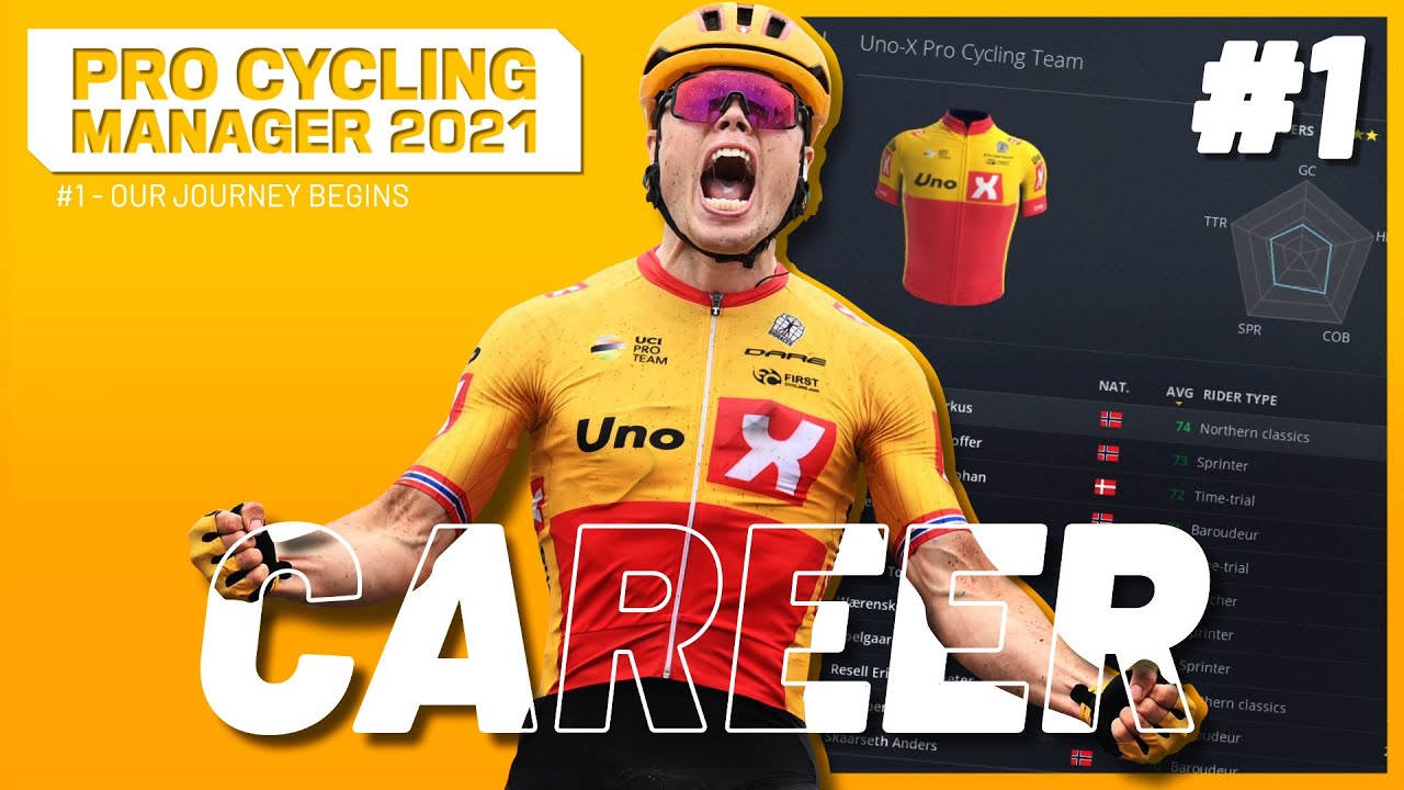 OUR JOURNEY BEGINS! - #1: Uno-X Career / Pro Cycling Manager 2021 Let's  Play 