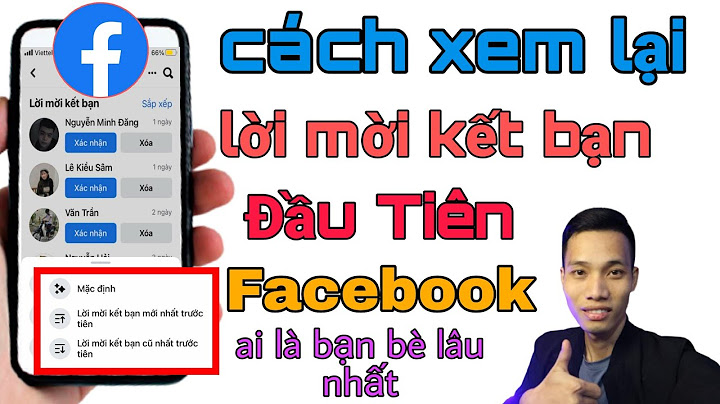 Cách chấp nhận kết bạn trên facebook