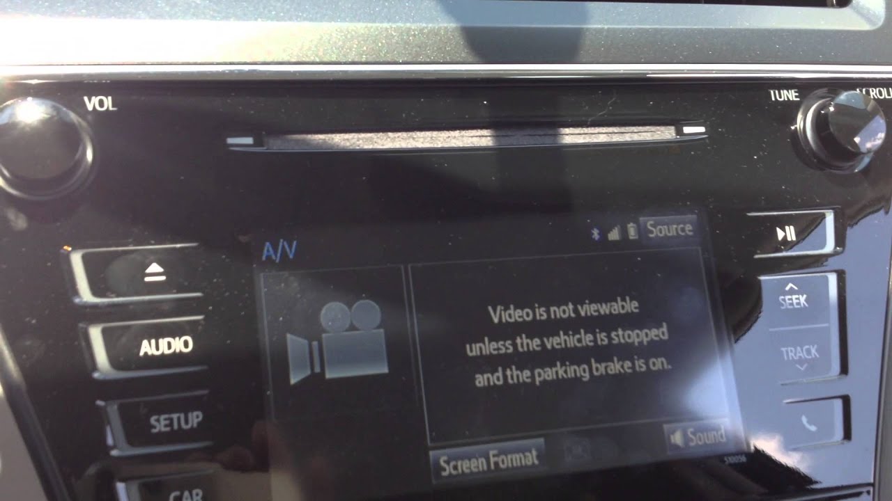 2015 Toyota Prius V - Multi-Function Display Not Responding - YouTube