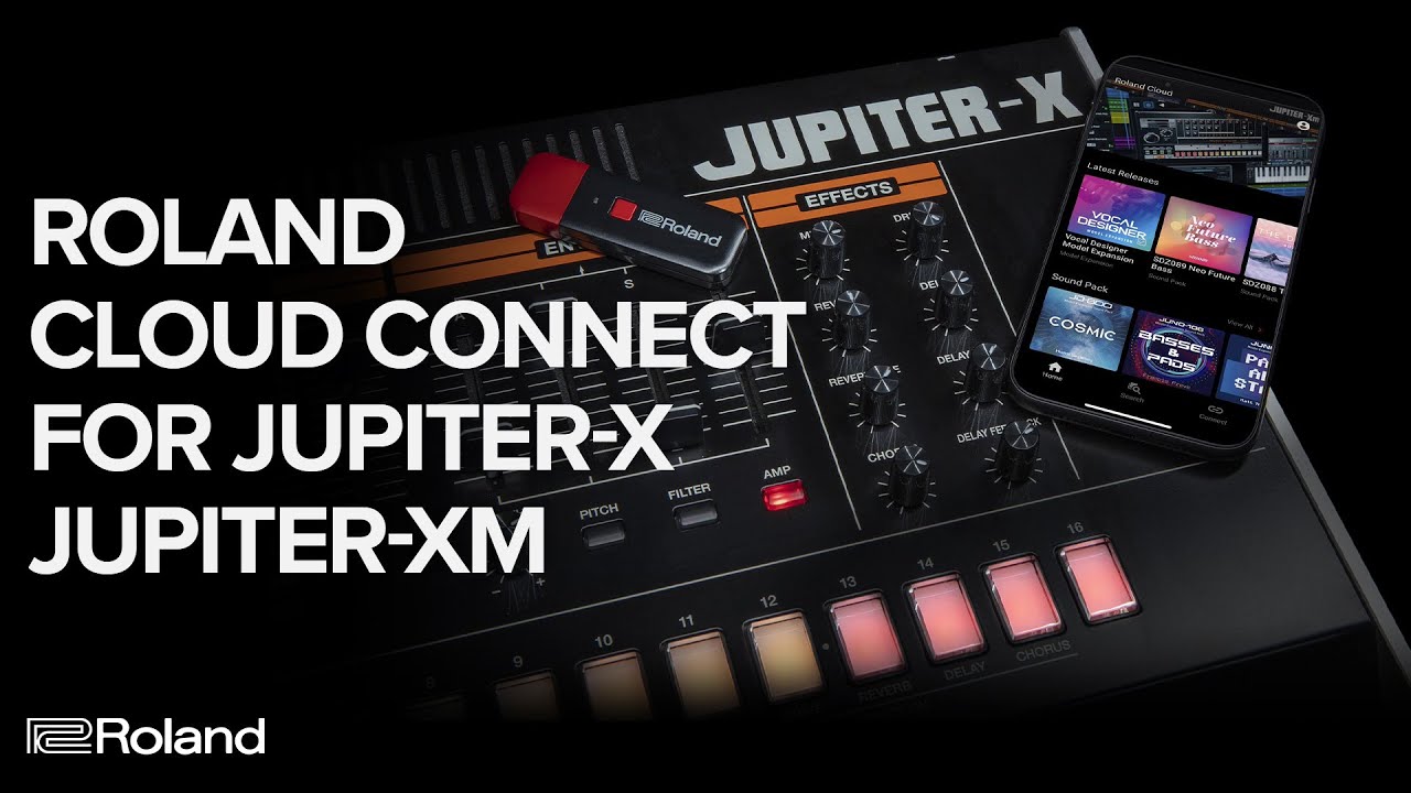 How to Use the Roland Cloud Connect for JUPITER-X/Xm - YouTube
