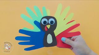 Handprint Turkey Craft for Thanksgiving | Turkey Craft Idea | Thanksgiving Crafts | Easy Kids Crafts