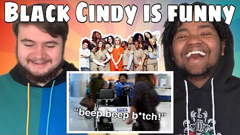 black cindy had NO business being THIS FUNNY REACT...