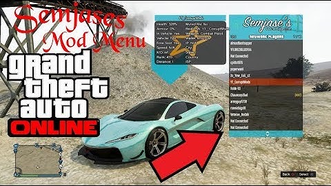 GTAV ONLINE - Semjases Mod Menu - Jailbroken PS3