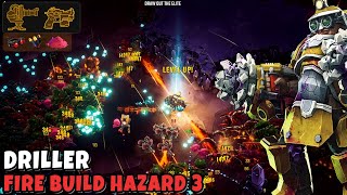 Driller Fire Build Hazard 3 | Deep Rock Galactic Survivor