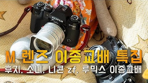 수동렌즈(라이카 M렌즈) 이종교배 특집 - 후지(XT50), 소니(a7c2, a7r5), 니콘 Zf, 루믹스(S9) 중 라이카 렌즈와 찰떡 궁합은?