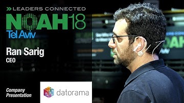 Ran Sarig, Datorama - NOAH18 Tel Aviv