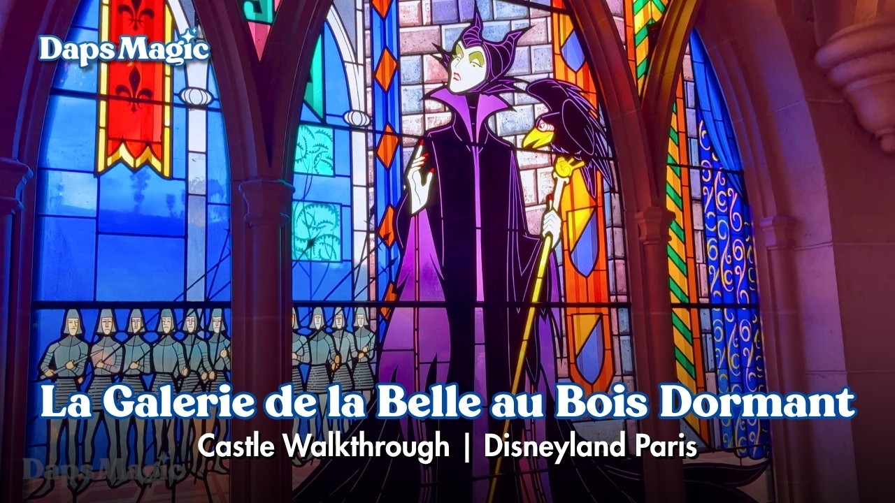 La Galerie de la Belle au Bois Dormant Walkthrough | Disneyland Paris 4K