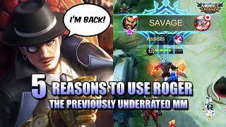 ROGER META IS REAL - 5 REASONS TO USE ROGER IN MOBILE LEGENDS: BANG BANG