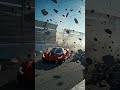 Bài Kiểm Tra “Siêu Xe Đâm Xuyên Hàng Rào”#beamngdrive #dashcam #car #truck #4k #dashcam #beamngdrive