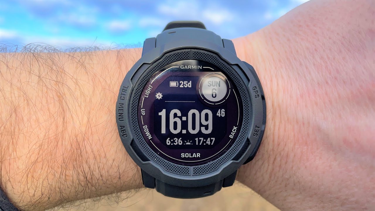 Garmin Instinct Solar GPS watch