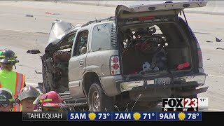 VIDEO: Troopers investigate alleged wrong-way driver on Tulsa highways