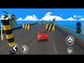 mobil mobilan balap DEADLY RACE 3d -  Speed Car Bumps Challenge  FHD si merah