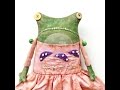 Как сшить текстильную куклу лягушку ( Primitive doll frog)