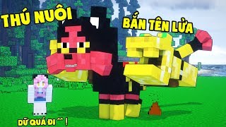 NẾU MỀU CÓ THÚ NUÔI LÀ CON MÈO BIẾT BẮN TÊN LỬA GIẾT ĐƯỢC RỒNG ENDER TRONG MINECRAFT*TT Mều Channel