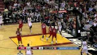 LeBron James - Big Time Dunk (Heat vs 76ers)