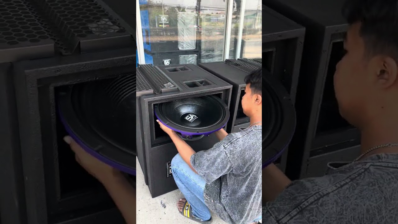 ประกอบตู้ร้านสวยๆส่งงานกันค่ะ🔊#ตู้กระแทกข้าง #ตู้ลำโพง #SA