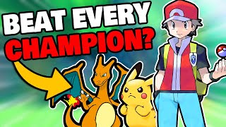 Can Red Beat Every Pokemon Champion?
