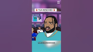The Dolphins have benched Tua #gridironheights #nfl #animation