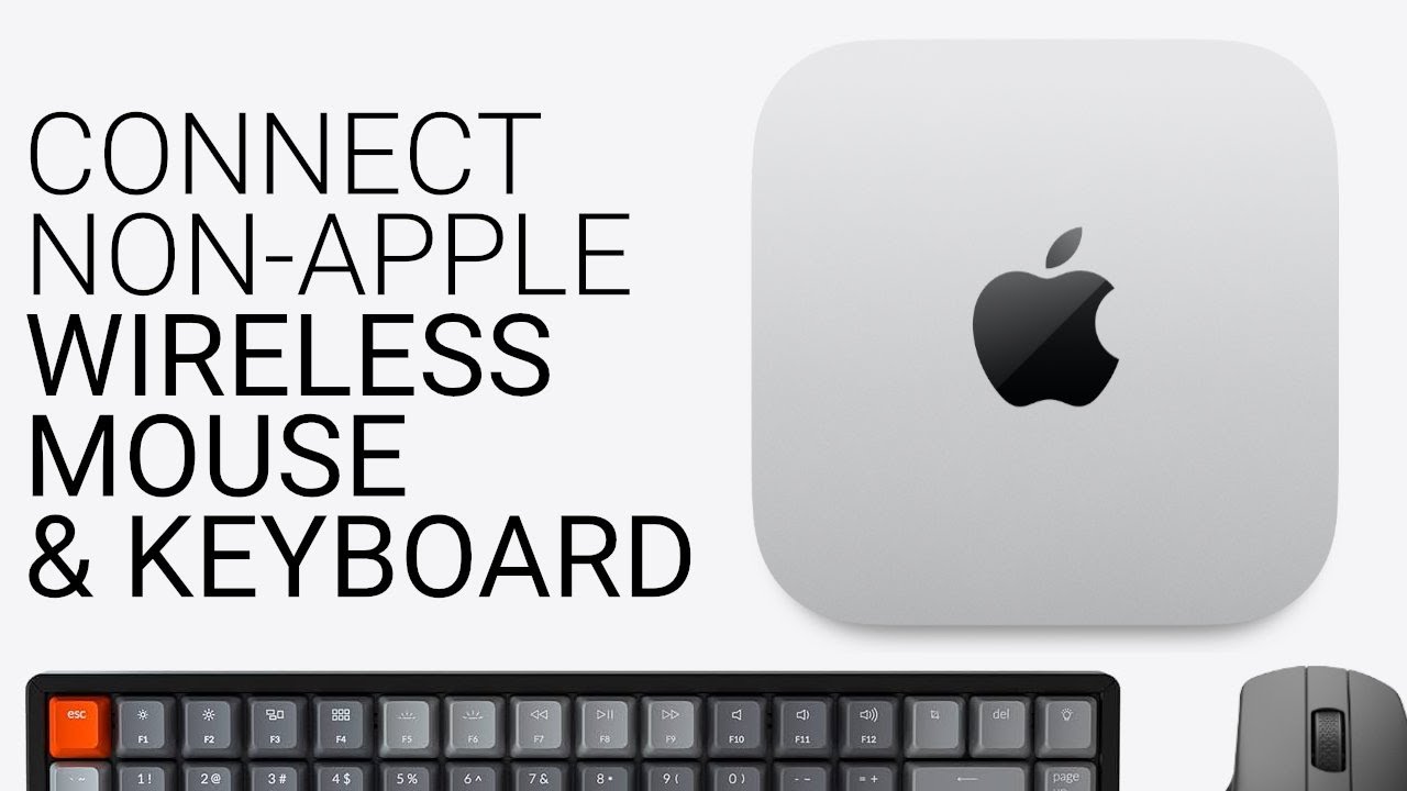 Connect Non-Apple Wireless Bluetooth Mouse & Keyboard During Mac