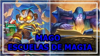 El PODER COMBINADO de TODAS las ESCUELAS DE MAGIA! // HEARTHSTONE ESPAÑOL //