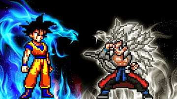 Goku DBS V2 edit OP(All Form)(new) VS Xeno Goku V2 OP(All Form) in Jump Force Mugen