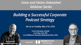 Voice and Vision Unleashed Creating a Successful Podcast Strategy May 22 2024