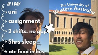 The University of Western Australia Vlog | Indian Driving License | Overspeed Fine | 2 Shifts Vlog