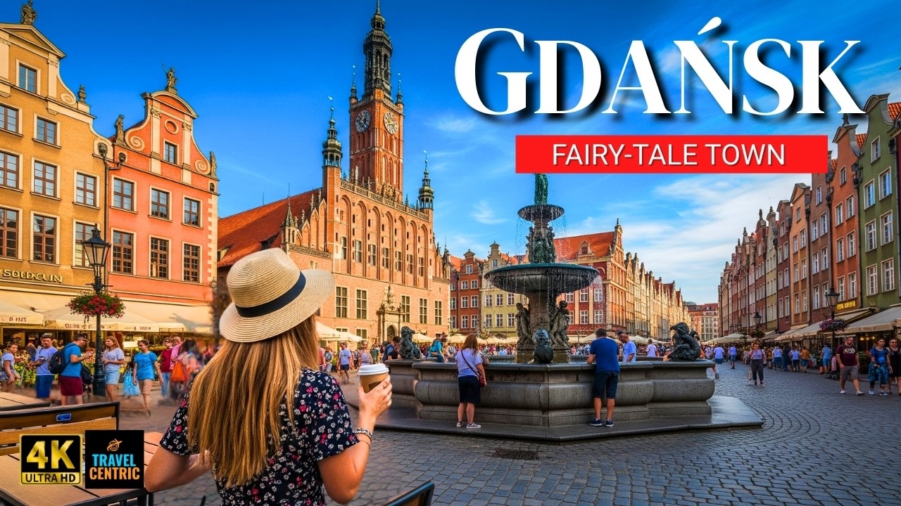 НЕВЕРОЯТНО КРАСИВЫЙ СКАЗОЧНЫЙ ГОРОД | Пешеходная экскурсия по Гданьску, Польша 4K