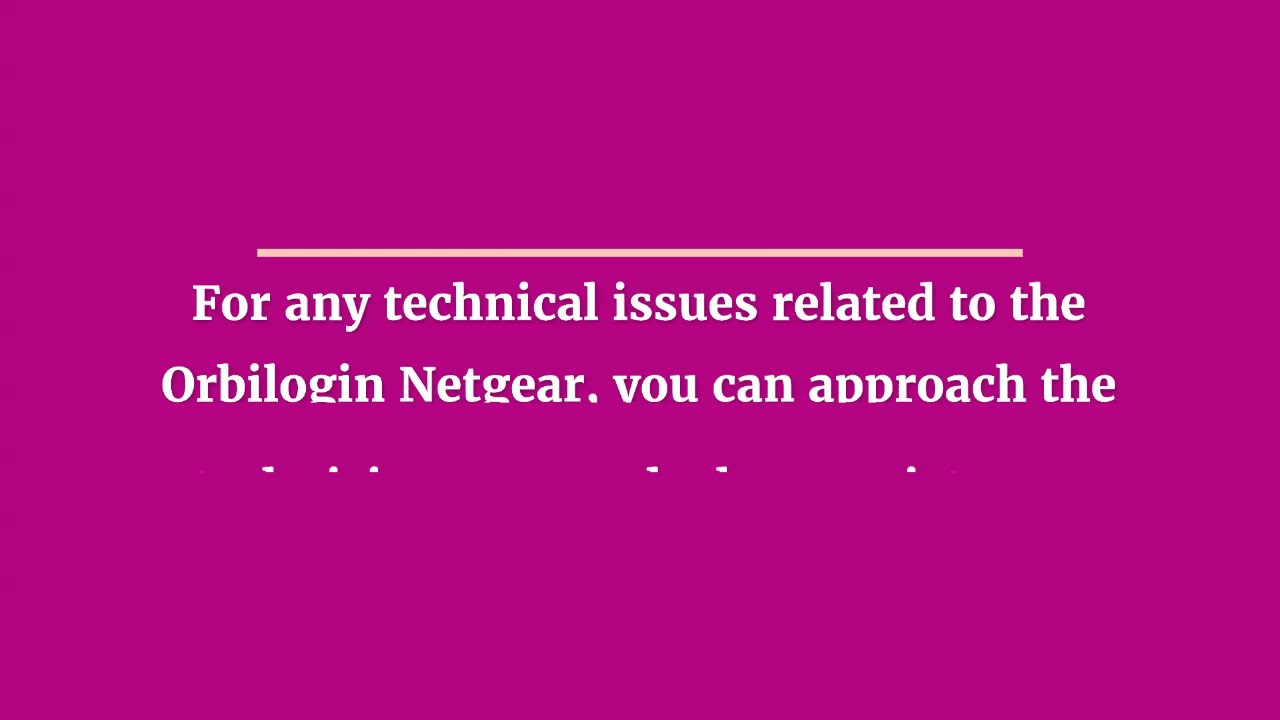 What are the Steps for Netgear Orbi Login?