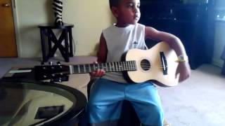 kendracaresinc with Kha'mari's new guitar