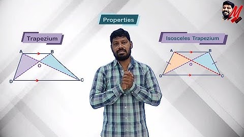 IX Class - Quadrilaterals (AP/TS State/CBSE) About Trapezium & Isosceles Trapezium - LM 245