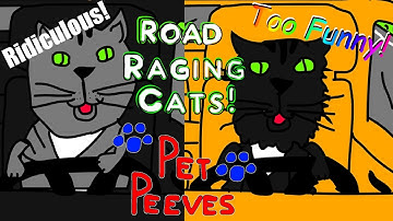 Pet Peeves #1 - "Bad Drivers" Cats with road rage (Made with OpenToonz)